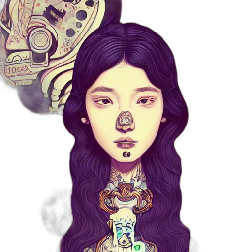 jewelry, mask, face, fantasy art transparent PNG cut-out