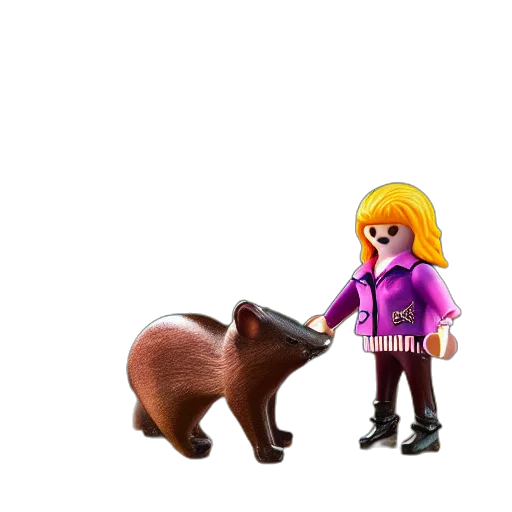 animal, creature, 3d render, concept art, cartoon, pixel art, forest, epic transparent PNG cut-out