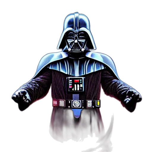 staff, jacket, weapon, robot transparent PNG cut-out