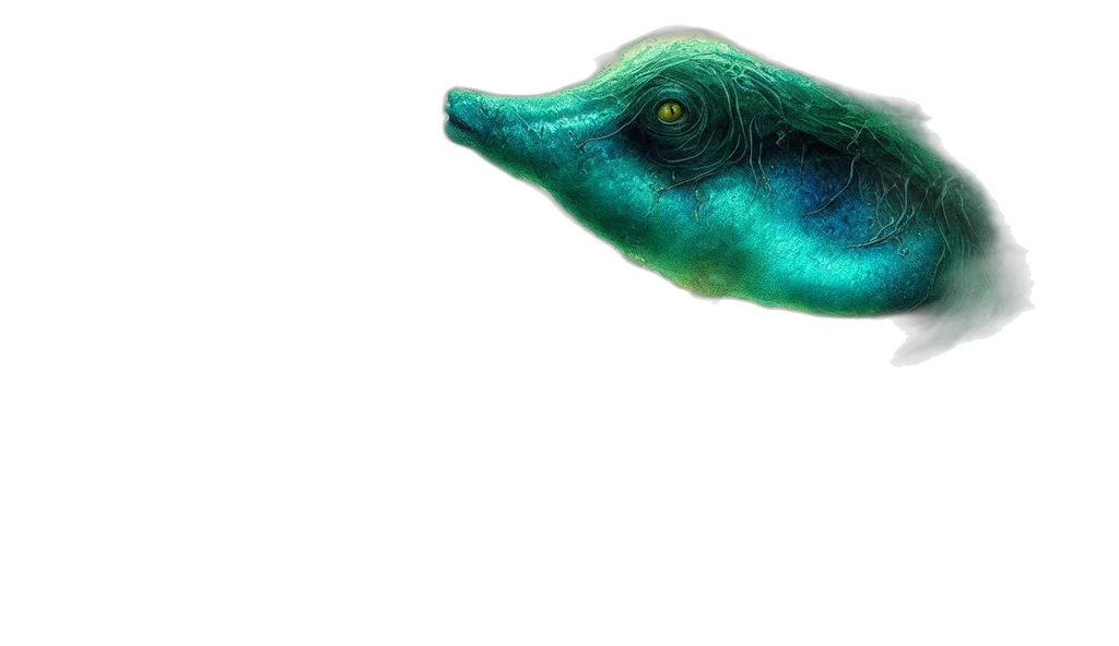 dragon, creature, animal, hair, 3d render, photorealistic, watercolor, concept art transparent PNG cut-out