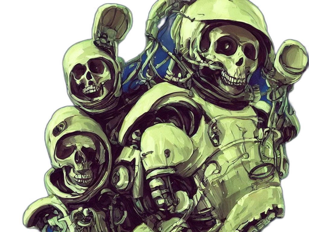 robot, mask, concept art, comic book art transparent PNG cut-out