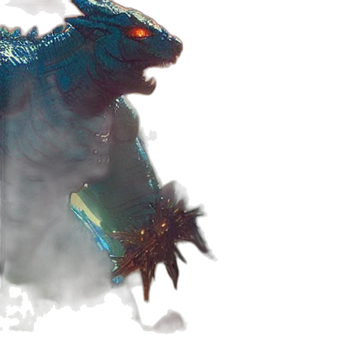 dragon, creature, animal, mask, concept art, fantasy art, 3d render, pacific transparent PNG cut-out