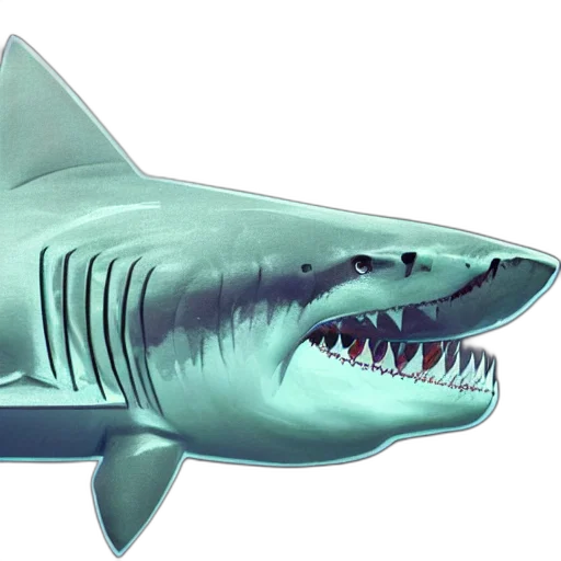 animal, creature, weapon, 3d render, concept art, photorealistic, great, white transparent PNG cut-out
