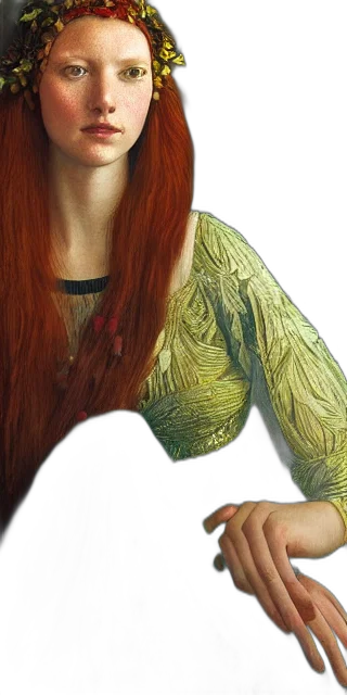 dress, hair, jacket, jewelry, photorealistic, oil painting, 3d render, fantasy art transparent PNG cut-out