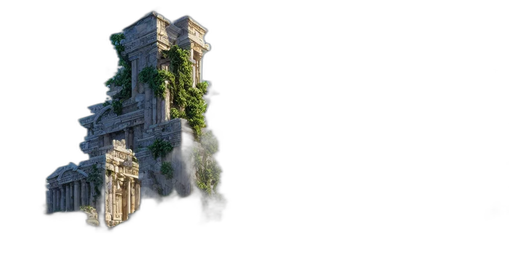 building, 3d render, concept art, photorealistic transparent PNG cut-out