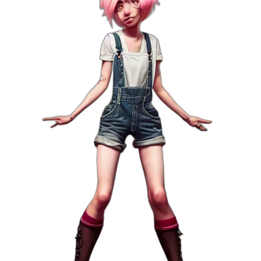 dress, creature, staff, robot, concept art, pixel art, 3d render, fantasy art transparent PNG cut-out