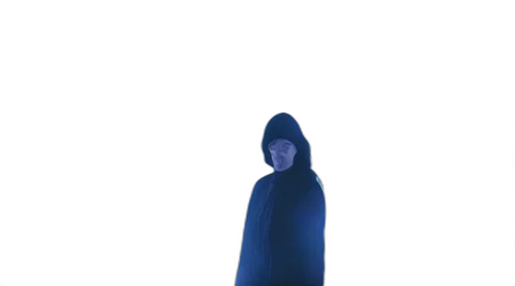 dress, jacket, mask, umbrella, concept art, 3d render, vaporwave, pixel art transparent PNG cut-out