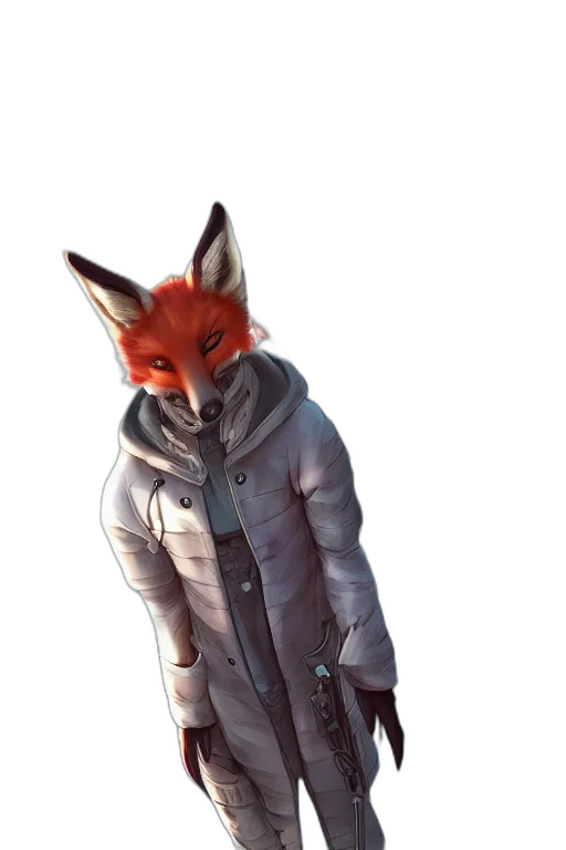 jacket, staff, mask, animal transparent PNG cut-out