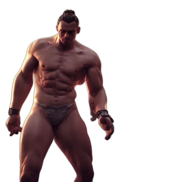 concept art, 3d render, photorealistic, tull, body, shot, hero, pose transparent PNG cut-out