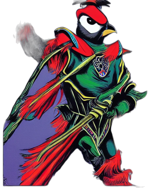 jacket, mask, staff, concept art transparent PNG cut-out