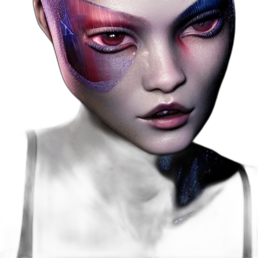 mask, face, robot, creature transparent PNG cut-out
