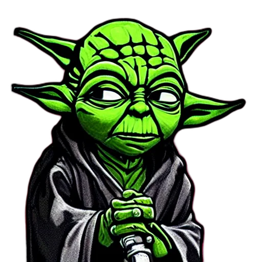 staff, comic book art, pixel art, cartoon transparent PNG cut-out