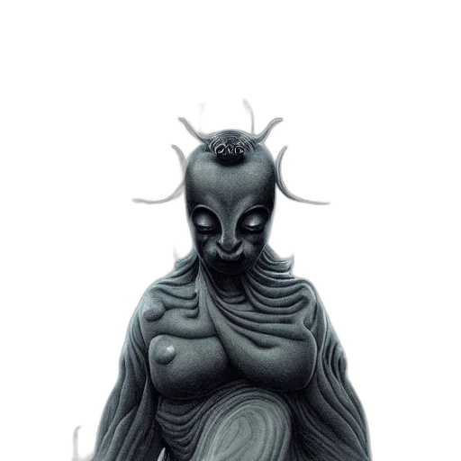 creature, mask, dress, face transparent PNG cut-out