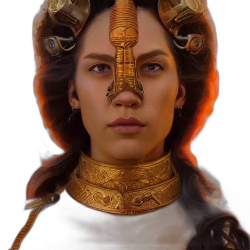 face, crown, mask, staff transparent PNG cut-out