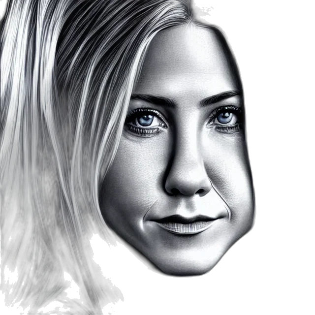 face, photorealistic, pencil sketch, oil painting transparent PNG cut-out