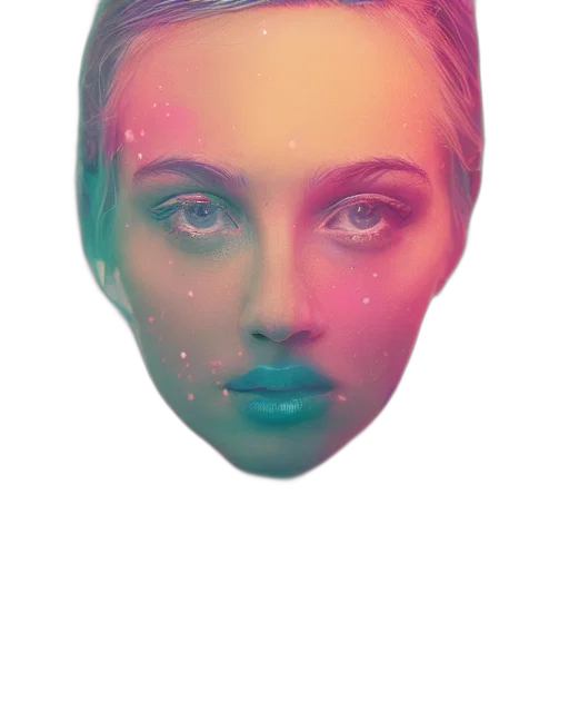 face, mask, crown, robot transparent PNG cut-out