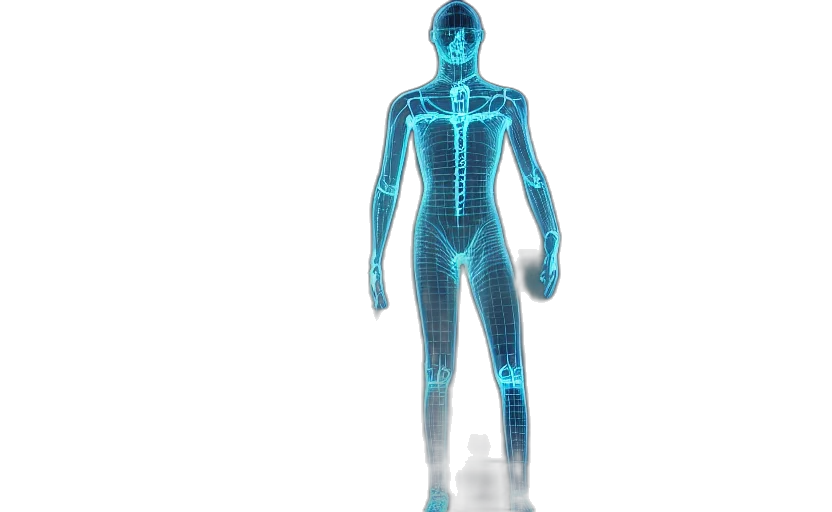 robot, 3d render, concept art, human transparent PNG cut-out
