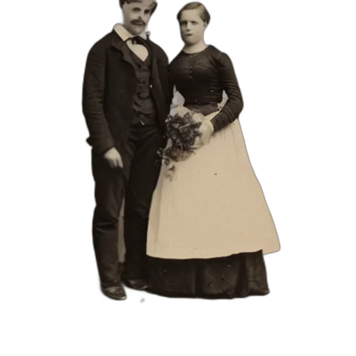 dress, staff, hat, jewelry transparent PNG cut-out