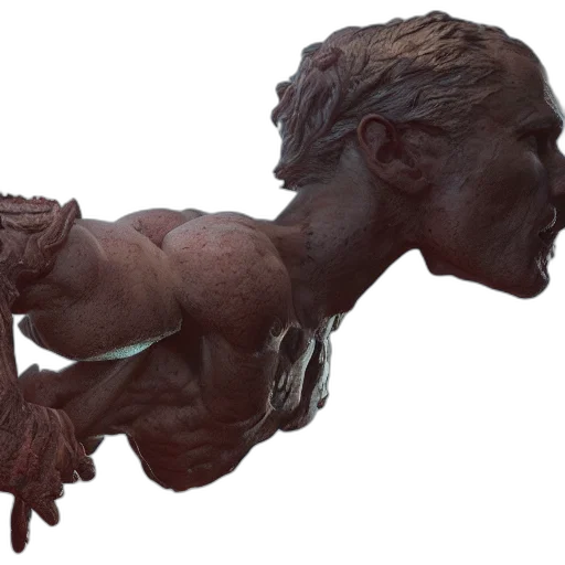 creature, animal, staff, weapon transparent PNG cut-out