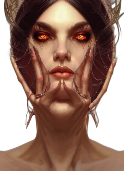 mask, face, creature, crown, fantasy art, concept art, photorealistic, comic book art transparent PNG cut-out