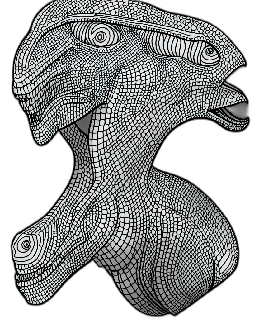 mask, dragon, creature, animal transparent PNG cut-out