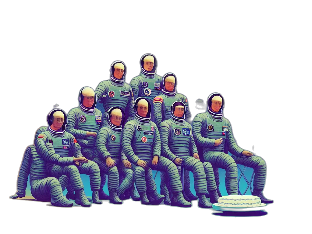 robot, staff, mask, jacket transparent PNG cut-out