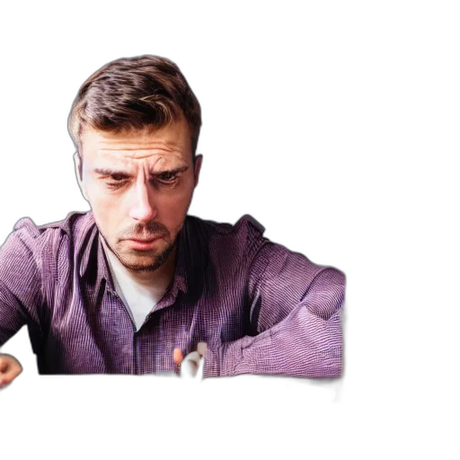 jacket, staff, face, weapon transparent PNG cut-out