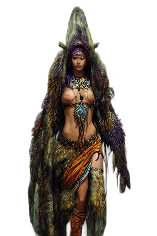 staff, creature, jewelry, fantasy art, concept art, comic book art, pixel art, earth tones transparent PNG cut-out