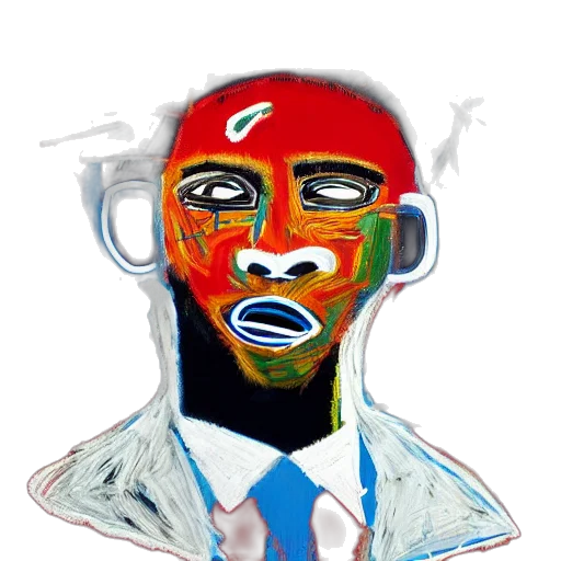 mask, face, jacket, concept art transparent PNG cut-out