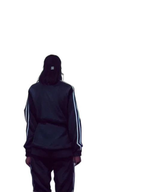 jacket, hat, mask, face transparent PNG cut-out