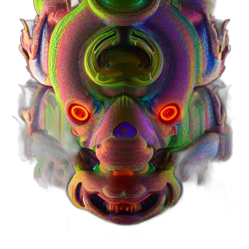 mask, face, robot, creature transparent PNG cut-out