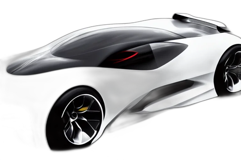 car, concept art, 3d render, photorealistic, cartoon, sports, concept, design transparent PNG cut-out