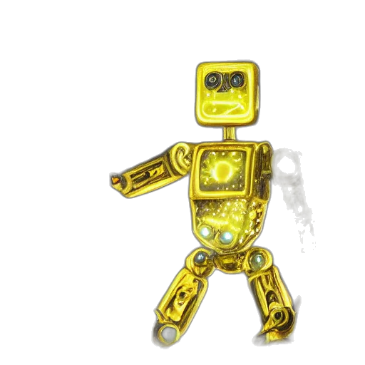 robot, jewelry, staff, weapon transparent PNG cut-out