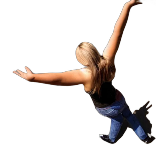 staff, 3d render, infinitely, long transparent PNG cut-out