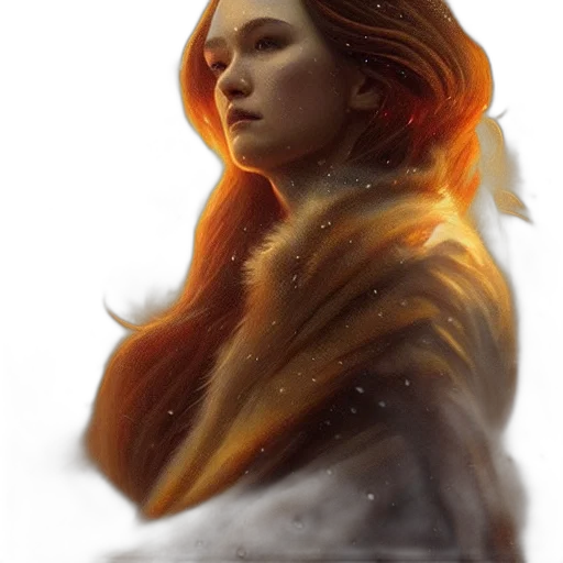 dragon, dress, face, fantasy art, concept art, photorealistic, comic book art, fire transparent PNG cut-out
