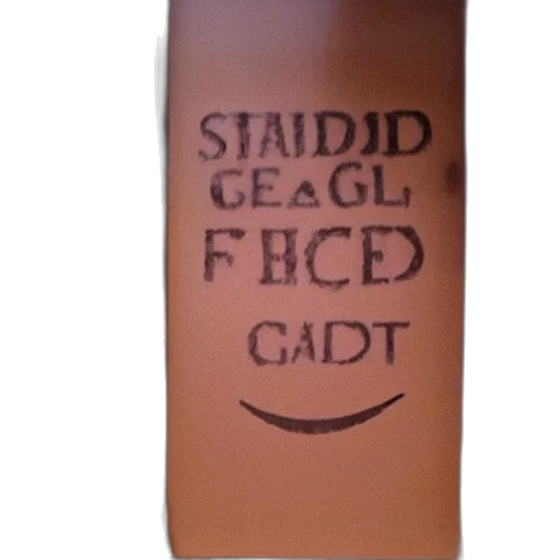 bottle, face, staff, scared transparent PNG cut-out