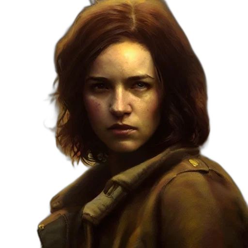 face, jacket, weapon, staff, concept art, photorealistic, fantasy art, oil painting transparent PNG cut-out