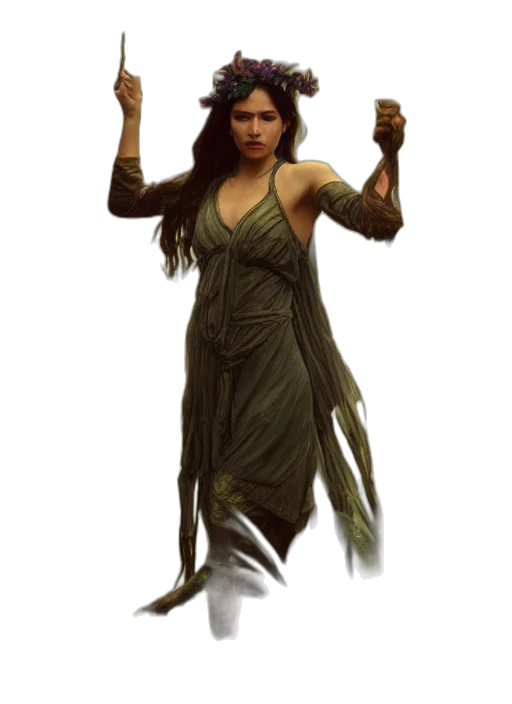 staff, dragon, dress, weapon transparent PNG cut-out