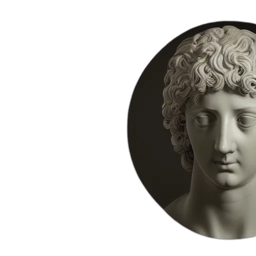 face, photorealistic, vaporwave, 3d render transparent PNG cut-out