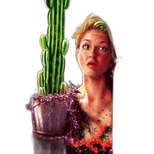 flower, face, dress, bottle, photorealistic, oil painting, concept art, watercolor transparent PNG cut-out