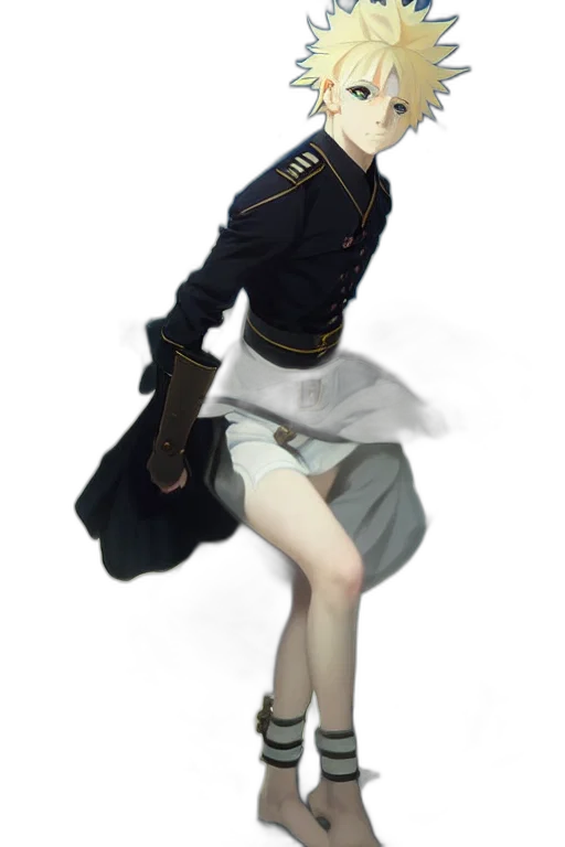 jacket, staff, dress, crown transparent PNG cut-out