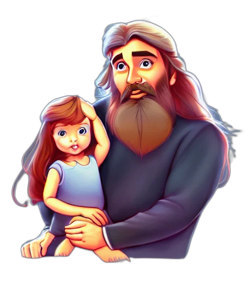 hair, cartoon, fantasy art, concept art transparent PNG cut-out