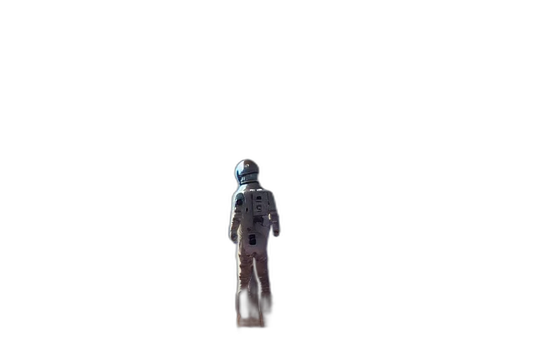 robot, staff, creature, jacket transparent PNG cut-out