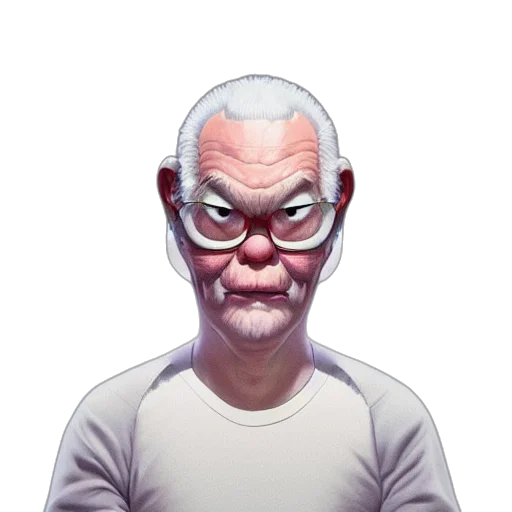 face, staff, mask, creature transparent PNG cut-out