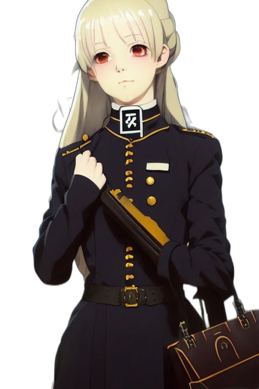 staff, jacket, weapon, crown, anime, cartoon, concept art, pixel art transparent PNG cut-out