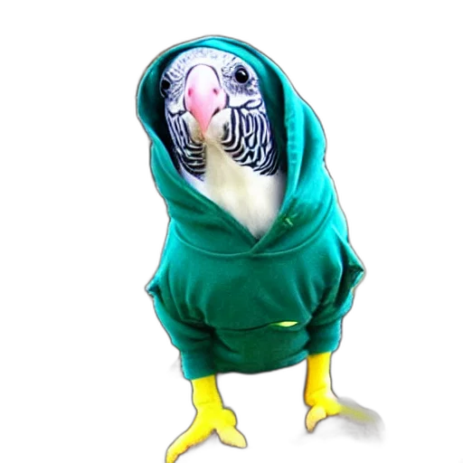 jacket, creature, mask, animal, concept art, 3d render, vaporwave, cyberpunk transparent PNG cut-out