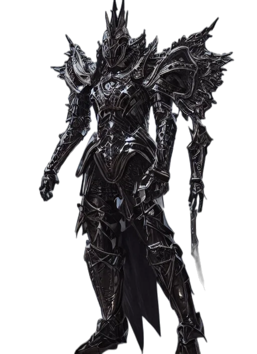 robot, weapon, mask, dragon, concept art, fantasy art, cyberpunk, 3d render transparent PNG cut-out