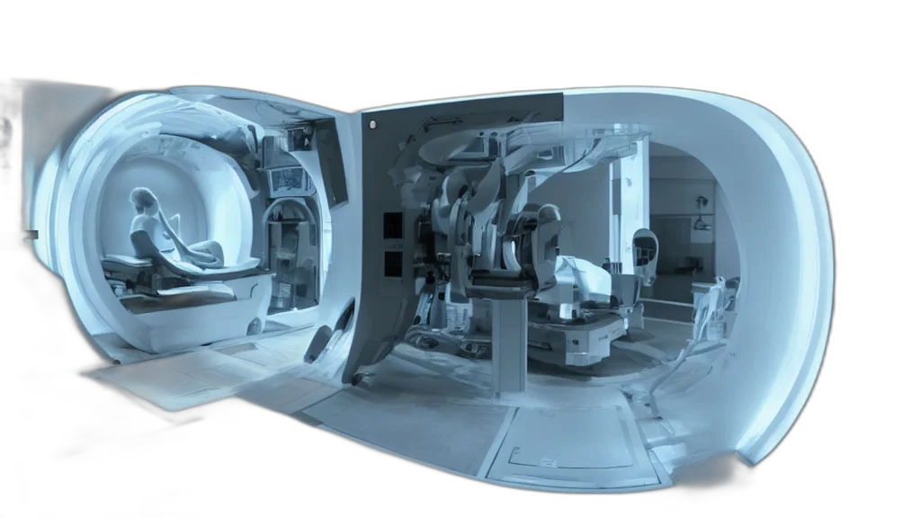3d render, mri, image, open transparent PNG cut-out
