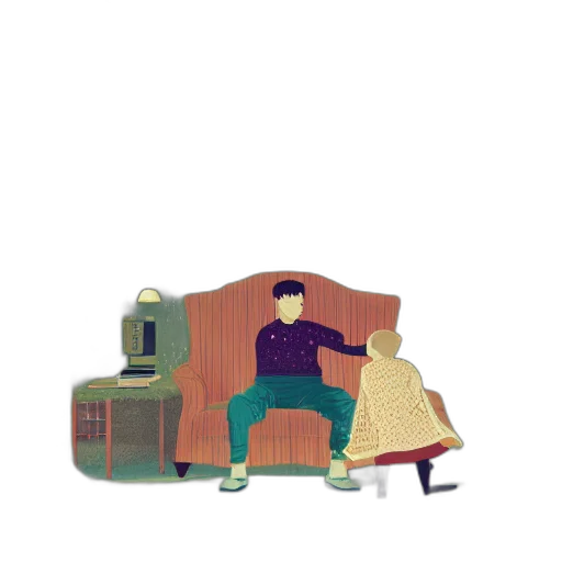 furniture, robot, jacket, shoes transparent PNG cut-out