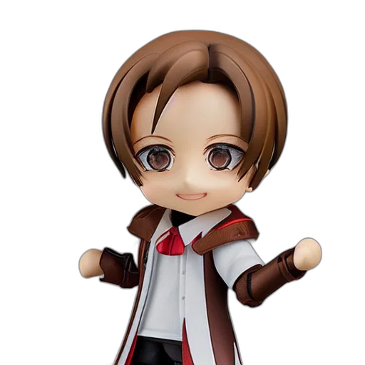 jacket, 3d render, concept art, photorealistic, lasse, kroner, nendoroid, figurine transparent PNG cut-out